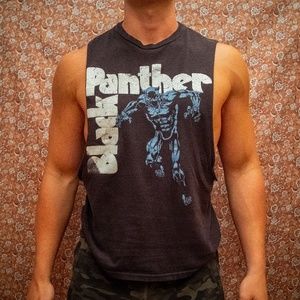 Black Panther Retro Tank Top